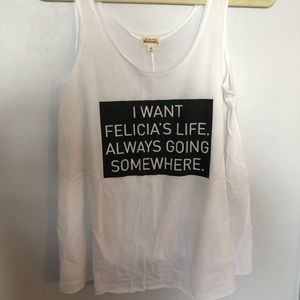BYE FELICIA tank top. Nordstrom